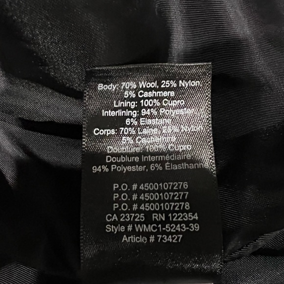 EUC Aritzia Babaton Benton Coat in Black Size XS - Picture 5 of 14